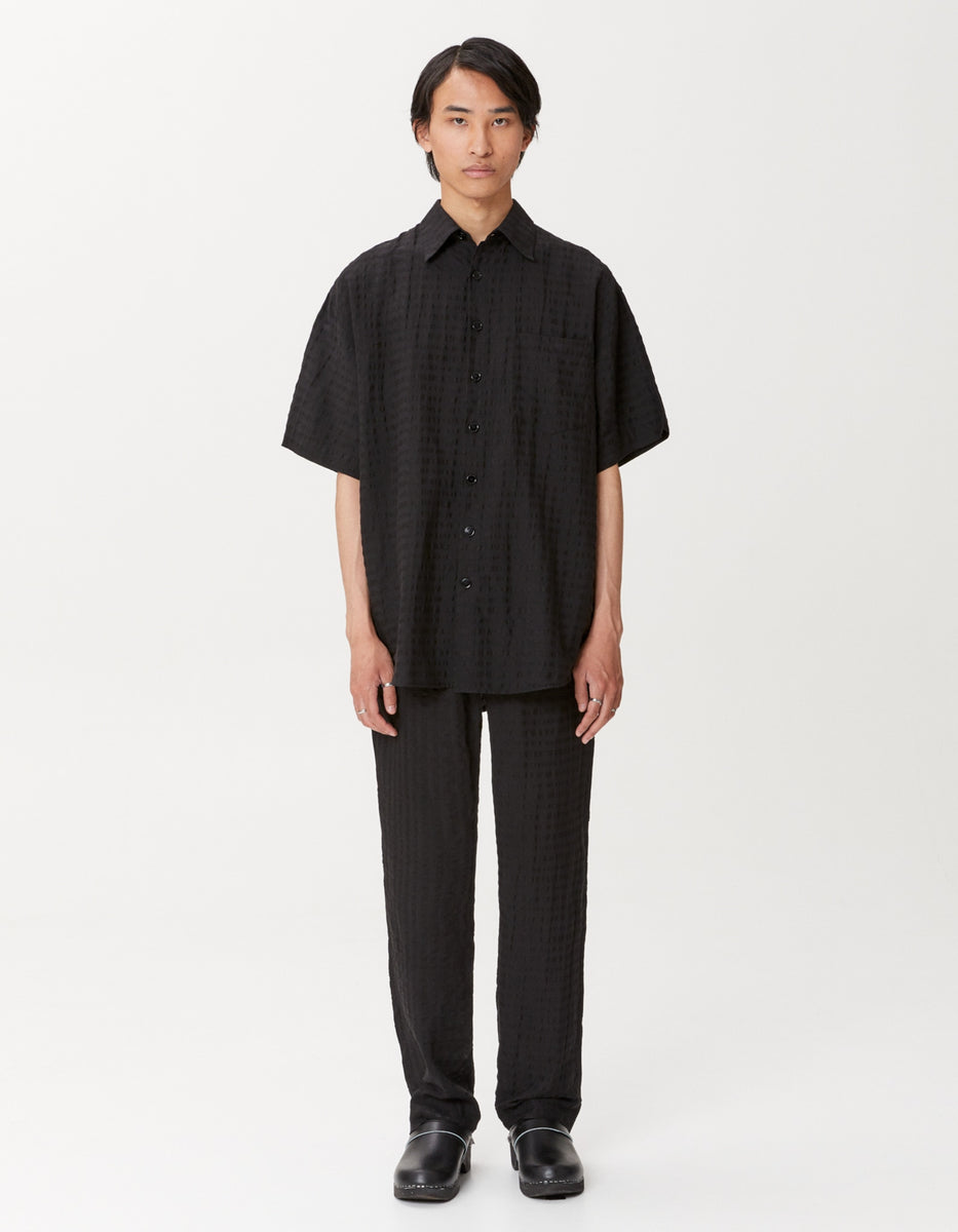 SHIRT OVERSIZED SS SHEER STRIPE – Schnayderman's